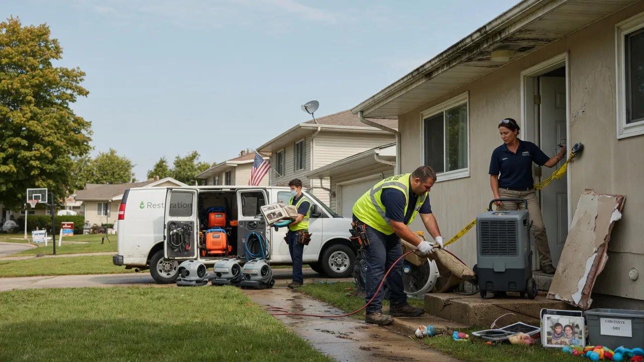 Water Damage Restoration in Basco, IL near me